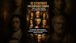 Miniature : 10 citations philosophiques sombres sur la face cachée de la nature humaine