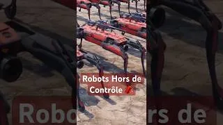 Miniature : Quand Les Robots Prennent Le Contrôle #shorts👾👾👾