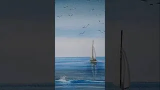 Miniature : Un moment avec vous | Peindre un voilier à l’aquarelle