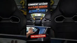 Miniature : Alpine A110S : Accéder à la plage arrière sans galérer