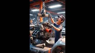 Miniature : Factory Car #automobile #futur #constr #constr #mechanic #mechanic #fabrication #fabrication