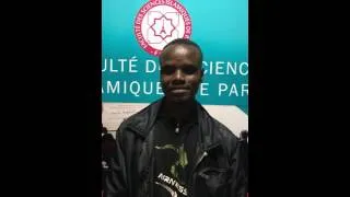 Miniature : Mamadou réfugié: j'ai étudié gratuitement à la Faculté شهادة طالب لاجئ درس مجانا بالكلية,