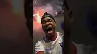 Miniature : Cape Verde fans celebrating their World Cup point with Nigerian music all night!