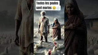 Miniature : Le fermier perd toutes ses poules sous la pluie… 😢🐓#ai #fermier #poule