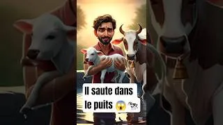 Miniature : Un veau piégé dans le puits… histoire émouvante 😢🐄#ai #vache #triste