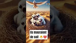Miniature : Le pigeon du désert… une histoire triste 😢🕊️#ai #pigeon #triste
