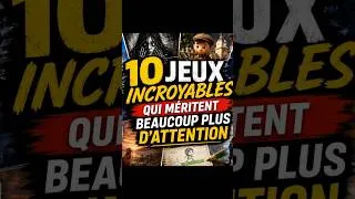 Miniature : 10 Jeux Incroyables qui méritent beaucoup plus d’attention #jeuxvidéo #gaming #2026 #top #shorts