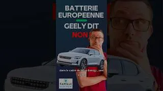 Miniature : Pas de  Batteries européennes pour VOLVO-GEELY ! #automobile #batteries #geely #ev #ve #battery