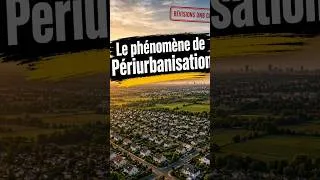 Miniature : La Périurbanisation : Tout comprendre en 60 secondes pour tes révisons au DNB de Géo!
