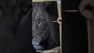 Miniature : Nouveau cours! Peindre un lion en peinture acrylique