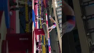 Miniature : Lorette Charpy - vault - podium training DOHA