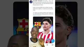 Miniature : BARCA A ENVOYER UNE OFFRE DE 90M€ POUR ALVAREZ #foot #reels #football