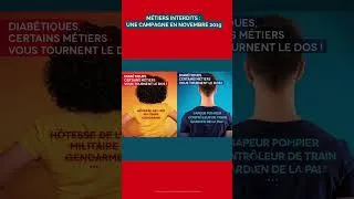 Miniature : 1er mai : combats métiers interdits aux personnes atteintes de diabète. #MetiersInterdits #1ermai