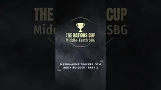 Miniature : MesbgArmyTracker.com - Nations Cup - Create a List ! Part 2