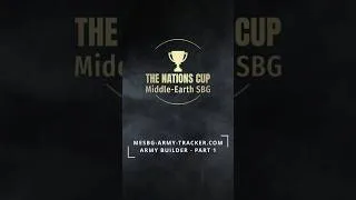 Miniature : MesbgArmyTracker.com - Nations Cup - Create a List ! Part 1