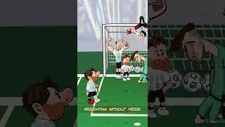 Miniature : Resumen of Brail and Argentina #football #animation #realmadrid #messi