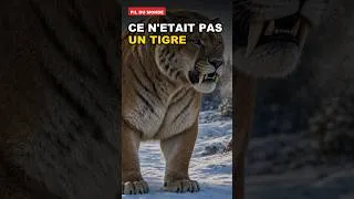 Miniature : Le tigre à dents de sabre n'était pas un tigre 🐯 #Shorts