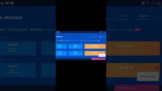 Miniature : Get 3$ / 100GH/S #FREE #hashrate  on TikMining #bitcoin #platform