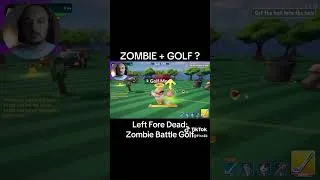 Miniature : petit jeu de golf avec des zombies, ça a l'air sympa mais y'a personne #leftforedeadzombiebattlegolf