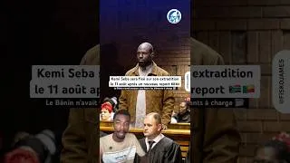 Miniature : Le verdict de Kemi Seba encore repoussé ⚖️ #actualités #shorts