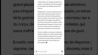 Miniature : Chat GPT : Faire le bœuf bourguignon à la façon de chat gpt