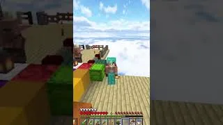 Miniature : Faire la PIRE BETISE en SKYBLOCK !! Minecraft #Shorts