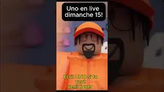 Miniature : Ecrit UNO en commentaire ! #roblox #robloxfrance #uno
