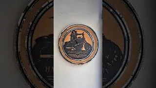 Miniature : Horloge Murale « Ride & Freedom » – Style Biker  #faitmain #creationsurmesure #artisanat