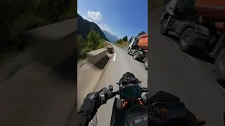Miniature : you're losing your mind again #ktmmotorcycle #ktm990superduke #roadtrip #alps #thecardigans