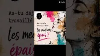 Miniature : La matière change tout. Masterclass Émergence. infos lartdumixedmedia.com #masterclass #medium