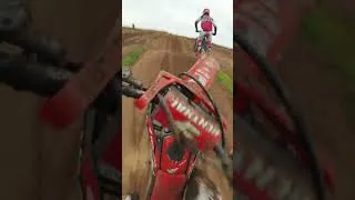 Miniature : Qui a déjà vu ça ??😱😂 #motocross #crash #accident