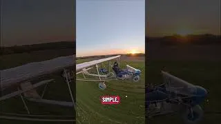 Miniature : 🛩️🔋 Décollage en e-Minifox #ultralight #lightsportaircraft #flyingohm