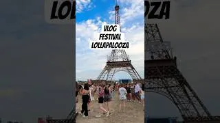 Miniature : Nouvelle vidéo festival sur ma chaîne YouTube! #lollapaloozaparis #vlogfestival #lolla2025