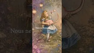 Miniature : Alice au pays des merveilles le poème (Lewis Carroll)🦩🌠