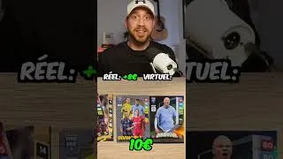 Miniature : Pack réel vs virtuel ! 🔥 #shorts