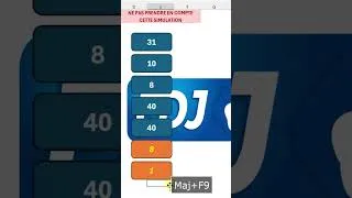 Miniature : Simulation chiffres euros millions et loto #microsoftexcel  #simulator #jeuxenligne