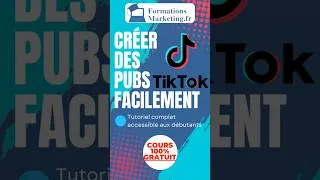Miniature : Apprenez Simplement Comment Crréer des pubs sur TikTok Ads #tiktokads