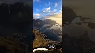Miniature : Le plus bel endroit du monde 🤯 #lofoten #norvege #spot #reinebringen #shorts #trend #montagne