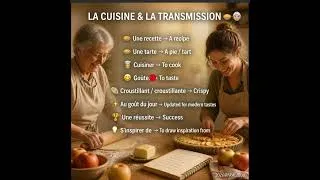Miniature : LA CUISINE & LA TRANSMISSION – COOKING & PASSING THINGS ON 🥧👵