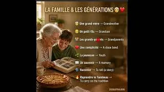 Miniature : LA FAMILLE & LES GÉNÉRATIONS – FAMILY & GENERATIONS 👵❤️