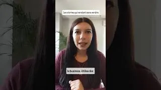 Miniature : les stories qui vendent sans vendre #entrepreneur #vente #marketing #instagram #entrepreunariat #web