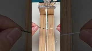 Miniature : Le nœud plat bicolore ✨La technique idéale pour tresser tes bracelets DIY.#noeudplat #braceletDIY