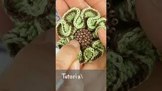 Miniature : Fiore gioiello 3D all’uncinetto 🌸 Spilla di tendenza