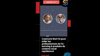 Miniature : 🔴▶▶ [CONVERTIR TEXTE EN VOIX] 10 AVANTAGES DE MURF AI POUR CRÉER DES FORMATIONS EN LIGNE
