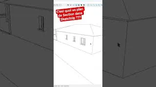 Miniature : c'est quoi un plan de section dans SketchUp. Tout est expliqué dans cette vidéo. #sketchup