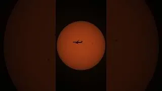 Miniature : SOLEIL & AVION ✈️ 12 06 2026. ZWO SEESTAR S30 Pro.