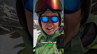 Miniature : Slush Skiing Looks Impossible Until You Try This #ski #technique