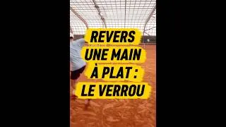 Miniature : 🎾 95 % des joueurs ne verrouillent pas leur poignet correctement sur le revers à une main #tennis