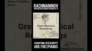 Miniature : Rachmaninov: Rhapsody on a Theme of Paganini, Op.43: Var.18 (Excerpt)