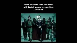 Miniature : When your compliance strategy goes horribly wrong. 💀 #SapinII#Compliance#AntiCorruption#meme